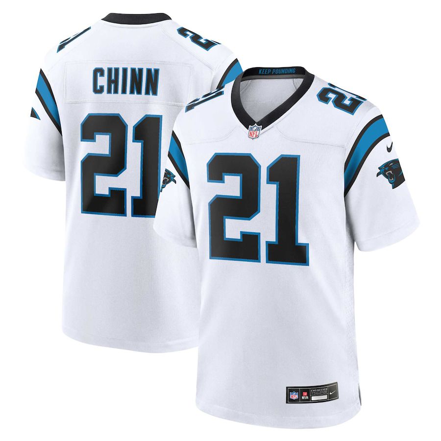 Men Carolina Panthers #21 Jeremy Chinn Nike White Game NFL Jersey->youth nfl jersey->Youth Jersey